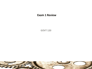 Exam Review - Blogs @ Suffolk University