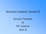 Valuation and EIC Analysis, Part 2