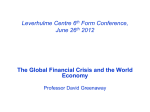 The Global Financial Crsis and The World Economy