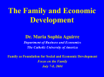 The Family and Economic Development