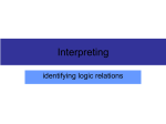 Identifying logical relations
