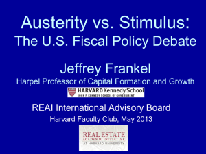 The U.S. Fiscal Policy Debate