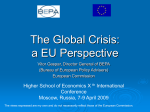 The Global Crisis: a European Perspective