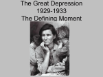 The Great Depression 1929