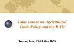 The role of subsidies in agricultural trade reform