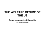 The concept of the Welfare State in the United States of America