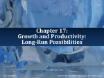 Growth and Productivity: Long-Run Possibilities