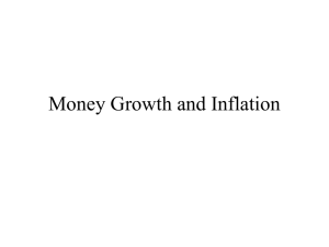 Money Growth and Inflation in the Long
