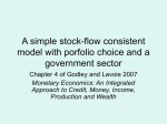 Chapter 4 - A simple stock-flow consistent model with porfolio choice