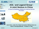 AOL © and Legend Group