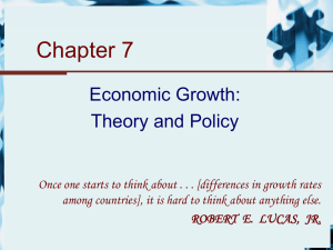 Chapter 7 - Economic Growth