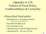 Appendix on fiscal procyclicality