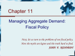 Chapter 11 - Managing Aggregate Demand