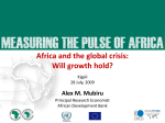 Africa and the global crisis: Will growth hold?