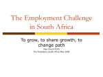 The Employment Challenge in South Africa