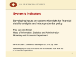 Systemic indicators