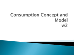 Consumption Concept and Model