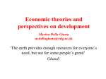 Economic theories and perspectives on development