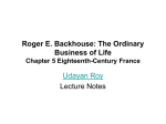 Roger E. Backhouse: The Ordinary Business of Life Chapter 5