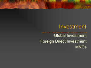 Global investment