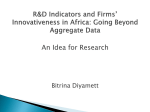 R&D Indicators and Firms` Innovativeness in Africa: Going Beyond