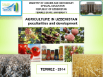 Agriculture in Uzbekistan