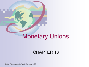 Monetary Unions