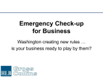 Emergency Check-up for Business