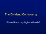 The Dividend Controversy