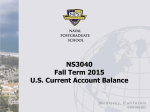 The U.S. Current Account Balance