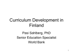 Curriculum Development in Finland