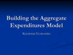 Building the Aggregate Expenditures Model