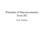Principles of Macroeconomics Econ 202
