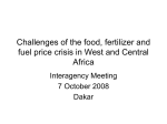 High Food Prices in West Africa