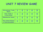 Unit 7 Review Game