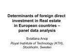 Human capital is - ERES - European Real Estate Society