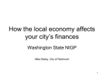 How the local economy affects your city`s finances