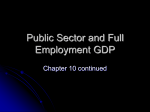 Public Sector and Full Employment GDP