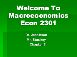 Welcome To Macroeconomics Econ 2020
