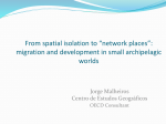 From fragmented space to spatial networks – islands development