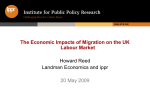 The Economic Impacts of Migration on the UK Labour Market