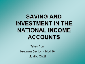 Sec 4, Mod 16 National Income Accounting