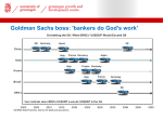 Goldman Sachs boss: `bankers do God`s work`