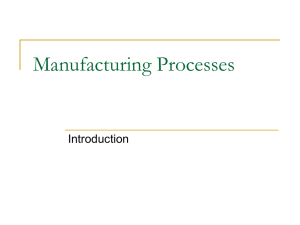 Manufacturing Processes