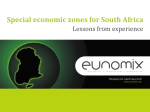 Special economic zones for South Africa