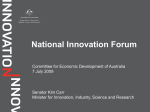 090707 Powerpoint CEDA National Innovation Forum