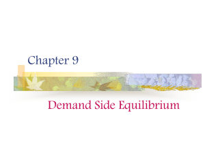 Power Point: Equilibrium and Multiplier