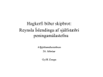 Gylfi Zoёga – Slides