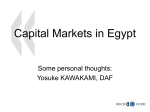 Capital Markets in Egypt