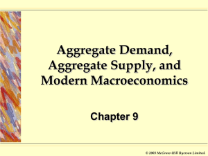 The Modern Macroeconomic Debate